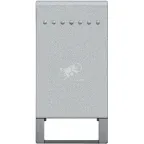 LivingLight Клавиша с 1 отверстием для вставки символа 1 модуль алюминий