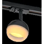 LIGHTING Светильник 4118 декоративный трековый поворотный под лампу GX53 черный IEK
