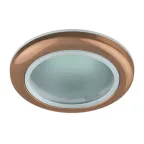                 Светильник встраиваемый WR1 SC влагозащищенный MR16 12V/220V 50W медь (100/2400)
               