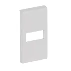 LivingLight Клавиша Axial с 1 отверстием для вставки символа 1 модуль белый