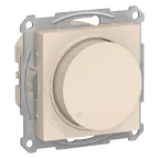                  ATLASDESIGN СВЕТОРЕГУЛЯТОР (диммер) повор-нажим, LED, RC, 400Вт, мех., БЕЖЕВЫЙ
               