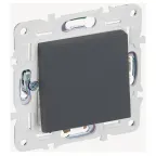SKANDY Выключатель 1-клавишный перекрестный 10А SK-V03G графит IEK