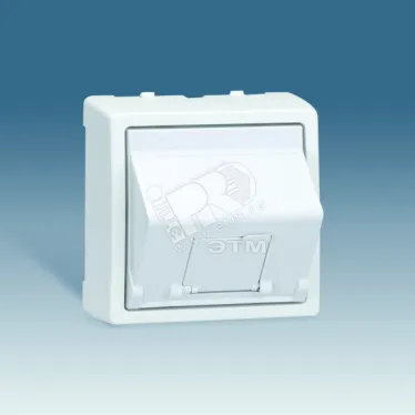Адаптер на 1 RJ45(12) 75528-, 75540-, 75541-, 75544-39, наклон., S73L, графит