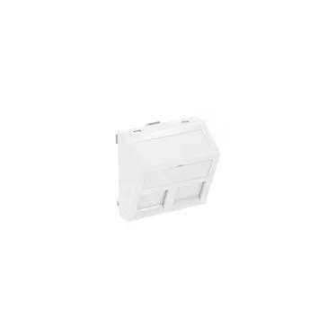 Корпус компьютерной розетки Modul45 тип C (наклонный) 45x45 мм (белый)