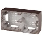 Коробка накладного монтажа 2 поста, Эра12, бронза 12-6102-13