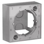 Коробка ATLASDESIGN для наружного монтажа алюминий