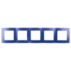                  Рамка на 5 постов, Эра12, ультрамарин, 12-5005-29
               