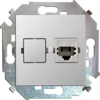                  15 Розетка компьютерная RJ45 категория 5е белый
               