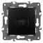 Розетка HDMI, Эра Elegance, антрацит, 14-3114-05