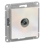 Розетка ATLASDESIGN TV проходная 4DB механизм жемчуг