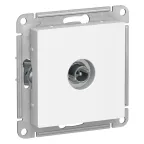                  Розетка ATLASDESIGN TV проходная 4DB механизм белый
               