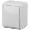 Переключатель IP54, 10АХ-250В, ОУ, Эра Эксперт, белый,11-1403-01
