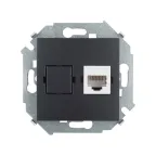                  Розетка комп RJ45 кат.5е Systimax графит
               