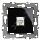                  Розетка информационная RJ45, Эра12, чёрный, 12-3107-06
               