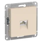                  ATLASDESIGN РОЗЕТКА компьютерная RJ45, кат. 6A, механизм, БЕЖЕВЫЙ
               
