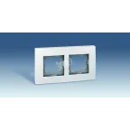                  Рамка трехместная Scudo серый
               