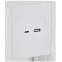 FORTE@PIANO Розетка USB A+C 3,1А FP250 белый IEK