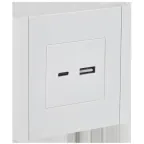 FORTE@PIANO Розетка USB A+C 3,1А FP250 белый IEK