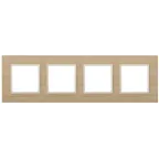                  Рамка на 4 поста, дерево, Эра Elegance, клён+сл.кость, 14-5304-11
               