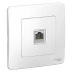                  BLANCA скрытой установки розетка компьютерная RJ45, белый
               