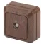 Розетка TV одиночная, ОУ, Quadro, венге, 2-301-10