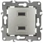 Устройство зарядное USB, 5В-2100мА, Эра12, перламутр, 12-4110-15