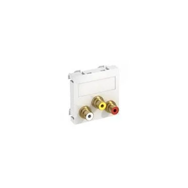 Мультимедийная рамка Audio-Video Modul45 (серебристый)