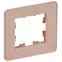 BRITE Рамка 1 пост РУ-1-2-Бр стекло дымчатый RE IEK