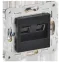 SKANDY Розетка компьютерная двойная RJ45 кат.6 SK-K04Bl черный IEK
