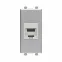 Avanti Компьютерная розетка RJ-45 без шторки модульная, кат.6А экранированная, Закаленная сталь, 1 модуль
