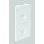 Connect Адаптер на 2 RJ45 CJ545U(FM) CJ546U(FM) шторки CIMA-модуль 52x108мм SC графит
