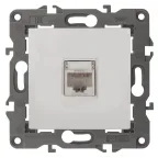 Розетка RJ45, Эра Elegance, белый, 14-3107-01