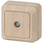                  Розетка TV одиночная, ОУ, Quadro, сосна, 2-301-11
               