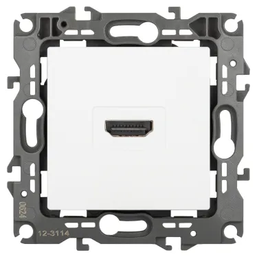 Розетка Серия 12 12-3114-01М HDMI, белый матовый