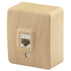                  Розетка информационная RJ45, ОУ, Эра Эксперт, сосна, 11-3203-11
               