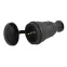 Разъём каучуковый c/з прямой 16A IP44 черный R8-B-IP44