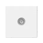                  ARTGALLERY TV ТВ розетка оконечная 1DB, механизм, белый
               