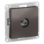                  Розетка ATLASDESIGN TV проходная 4DB механизм мокко
               