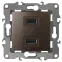 Устройство зарядное USB, 5В-2100мА, Эра12, бронза, 12-4110-13