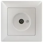                  Розетка Intro Solo 4-301-06 TV одиночная, IP20,
               