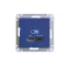ATLASDESIGN USB РОЗЕТКА A + тип-C 45Вт высокоскор.заряд. QC,PD, механизм, АКВАМАРИН