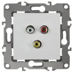                  Розетка RCA, Эра12, белый, 12-3113-01
               