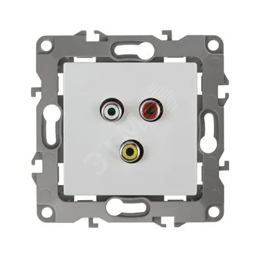 Розетка RCA, Эра12, белый, 12-3113-01