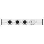 MultiTrack Розетка 2хUSB (тип А+С) 18Вт, 5В/3А Белый