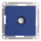                  ATLASDESIGN TV РОЗЕТКА проходная 4DB, механизм, АКВАМАРИН
               