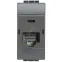 LivingLight Розетка компьютерная RJ45 UTP категория 6 IDC110 антрацит