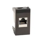                  Розетка RJ-45 категория 6A Viva 1 модуль черная
               