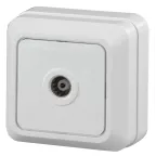                  Розетка TV одиночная, ОУ, Quadro, б.м.п., белый, 2Э-301-01
               