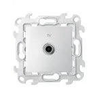                  Розетка TV проходная цвета алюминий S24 Harmonie
               