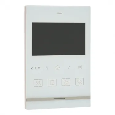 Видеодомофон IPV-01 бел. 4'' TFT 4пр. 2 канала IP20